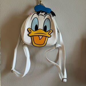 DONALD & DAISY REVERSIBLE LOUNGEFLY MINI BACKPACK
